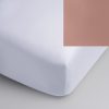 lounge bottom fitted sheet rosa terracotta
