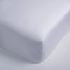 lounge bottom fitted sheet bianco ottico  