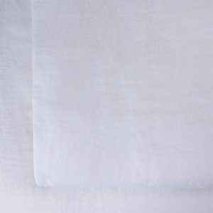 parure lenzuola canapa kanapa bianco ottico particolare