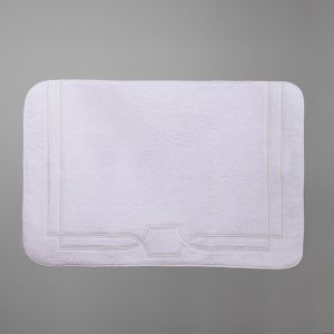 royal bath mat white