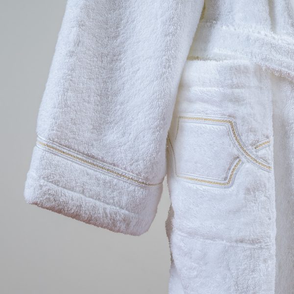 royal bathrobe bianco