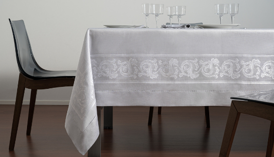 Set di asciugamani bianchi jacquard Shangri-La Rivolta Carmignani