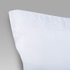 Edera euro pillowcase bianco