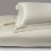 lazy silk duvet cover set bianco naturale
