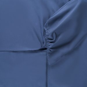 attilio bottom fitted sheet blu navy