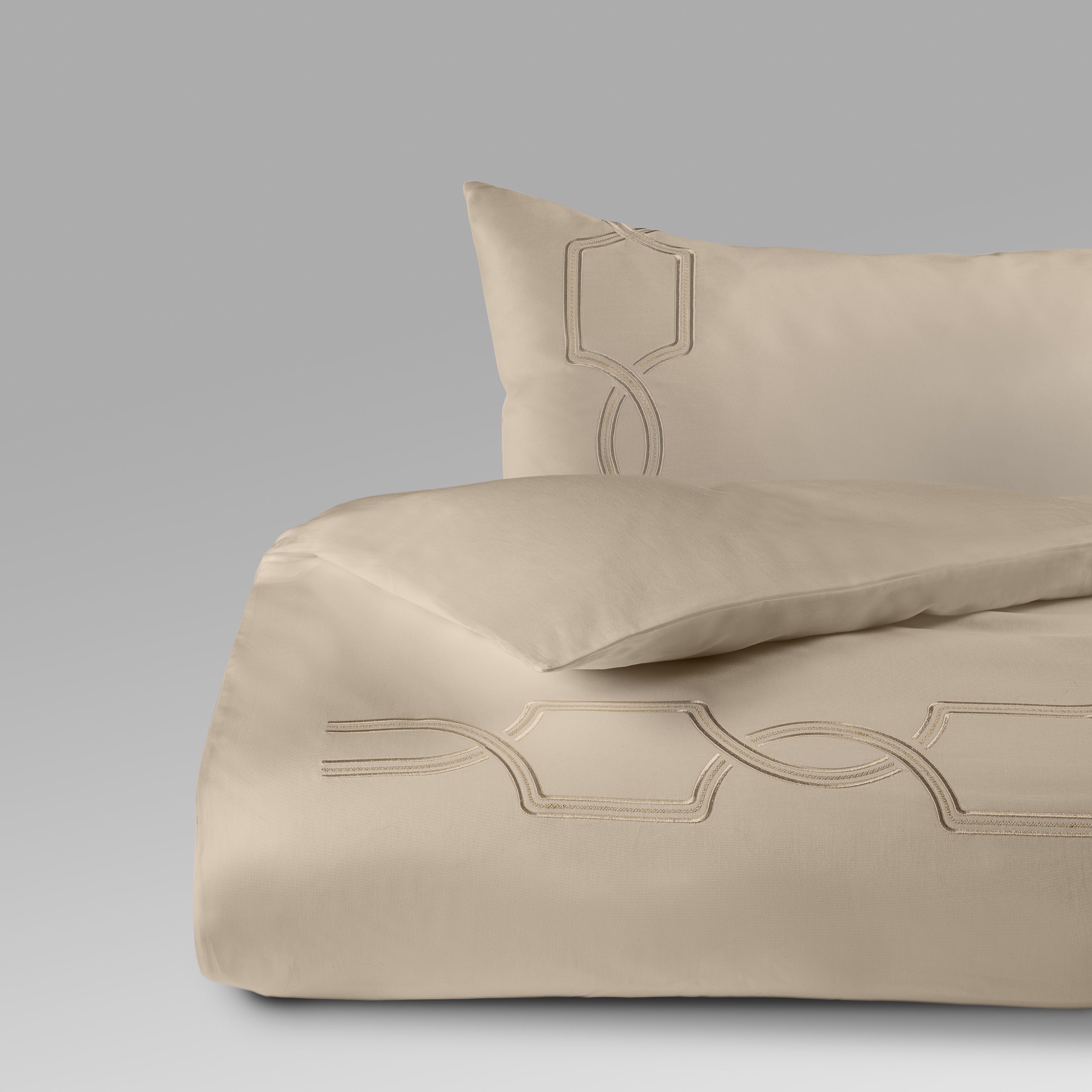 royal parure copripiumino beige dune